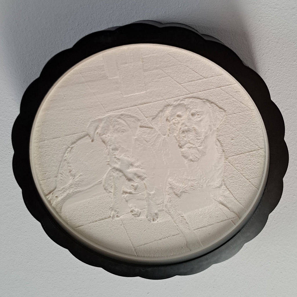 Plafondlamp met eigen foto