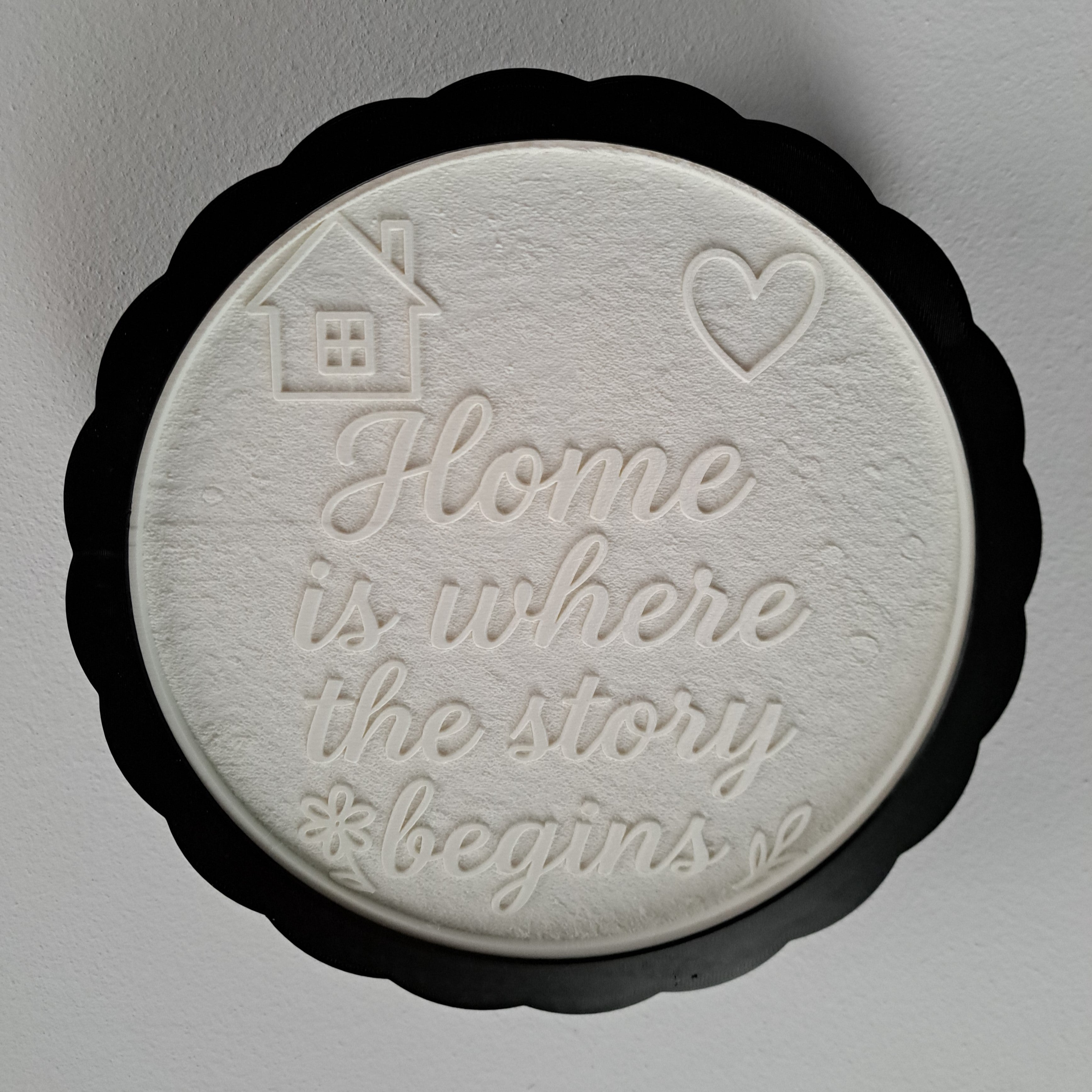 Plafondlamp "Home is where the story begins"